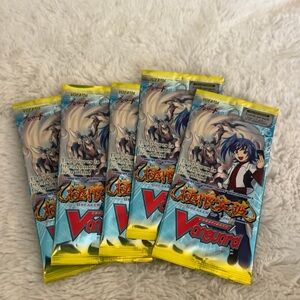 5 Packs Cardfight Vanguard Breaker Of Limits Booster Pack